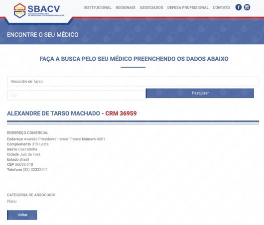Dr. Alexandre de Tarso Machado