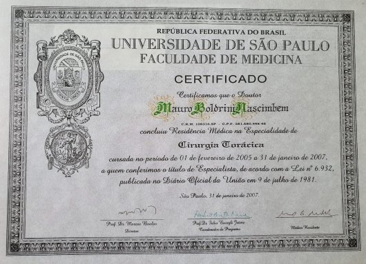 Dr. Mauro Boldrini Nascimbem