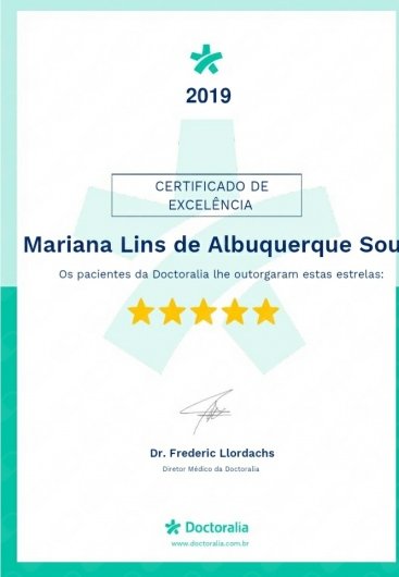 Dra. Mariana Lins de Albuquerque Souza