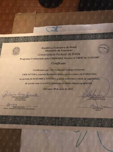 Dr. Guilherme Endrigo Fernandes
