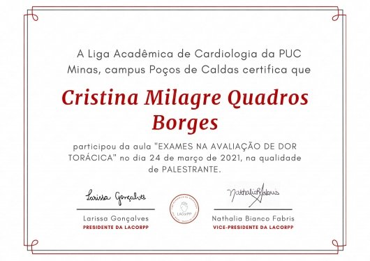 Dra. Cristina Milagre