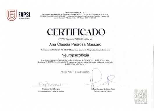 Ana Cláudia Pedrosa Massaro