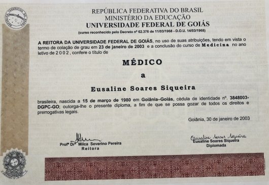 Dra. Eusaline Soares Siqueira