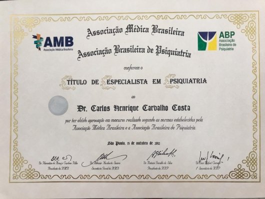 Dr. Carlos Henrique Carvalho Costa