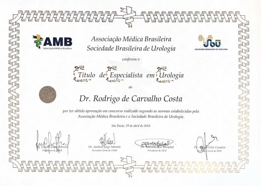 Dr. Rodrigo de Carvalho Costa