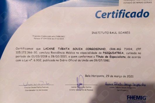 Dra. Laiane Corgosinho