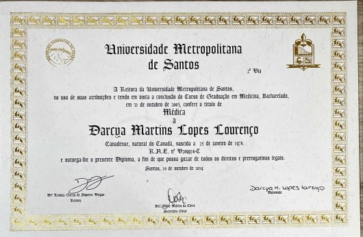 Dra. Darcya Lourenço