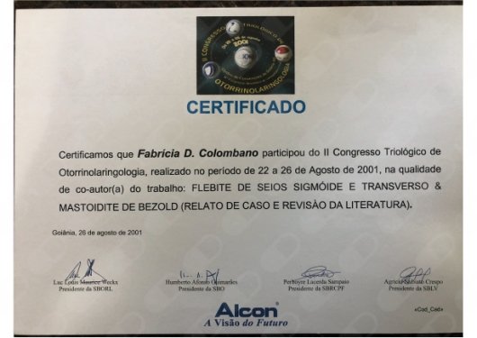 Dra. Fabricia Dias Colombano Linares