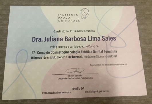 Dra. Juliana Sales