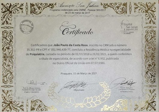 Dr. João Paulo da Costa Rosa