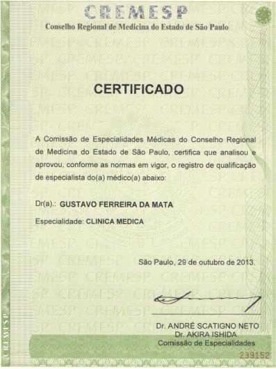 Dr. Gustavo Ferreira da Mata